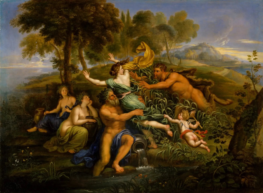 Pan og Syrinx - Pierre Mignard