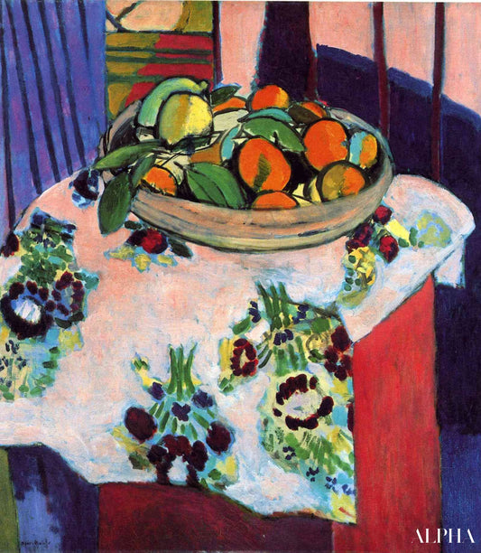 Appelsin kurv - Matisse - Reproduktioner af malerier og højkvalitets malerier