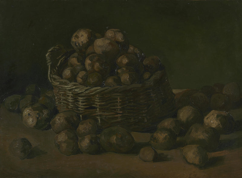 Stilleben med en kurv kartofler - Vincent van Gogh