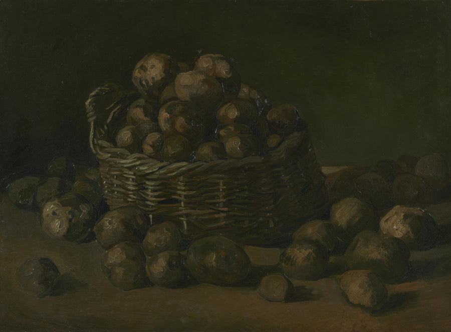 Stilleben med en kurv kartofler - Vincent van Gogh