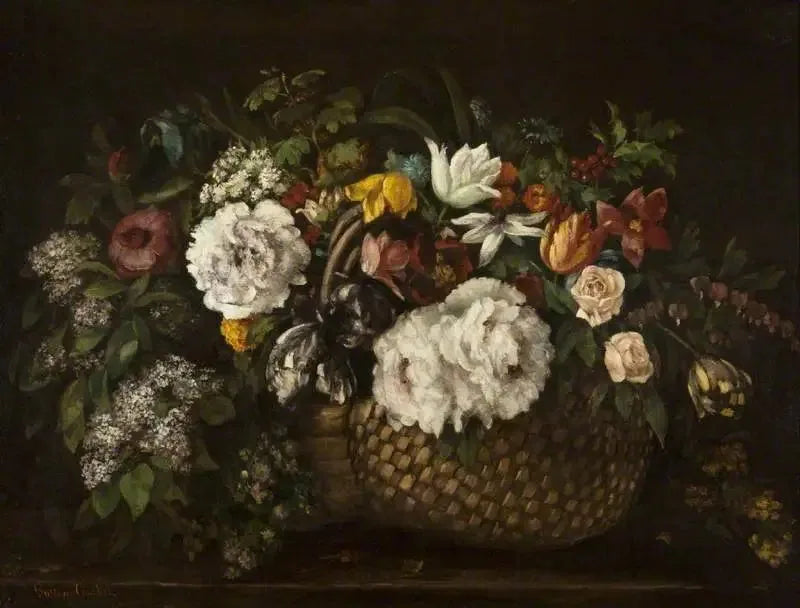 Blomsterkurve - Gustave Courbet