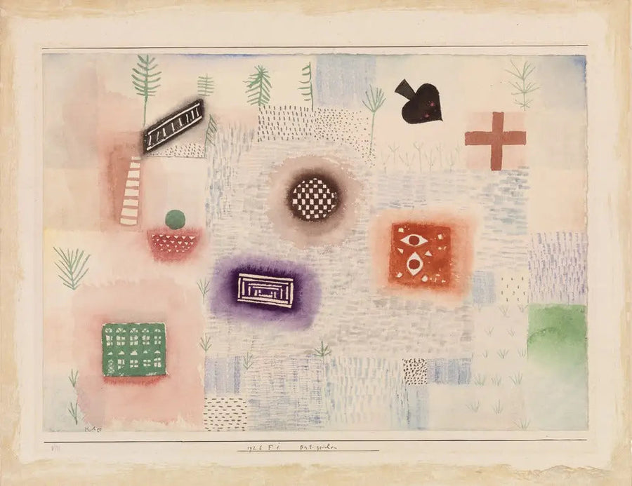 Lokalisationspaneler (Ort-Zeichen) - Paul Klee