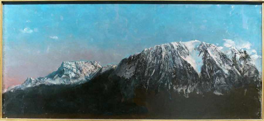 Panorama af Alperne - Gustave Courbet