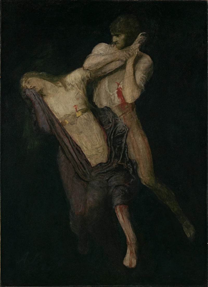 Paolo og Francesca - Arnold Böcklin