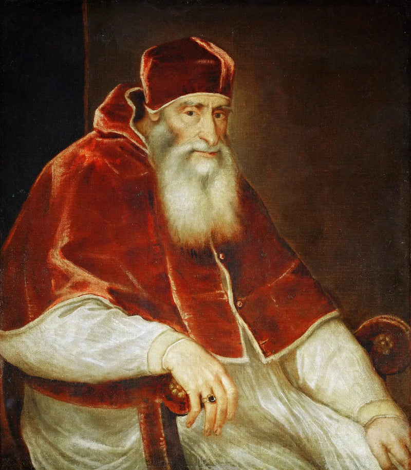 Pave Paul III Farnèse (1468-1549) - Titian