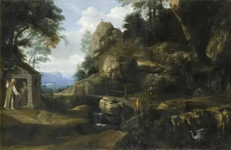 Paphnuce libérant Thaïs - Philippe de Champaigne image 1 copie de tableau peinte à la main