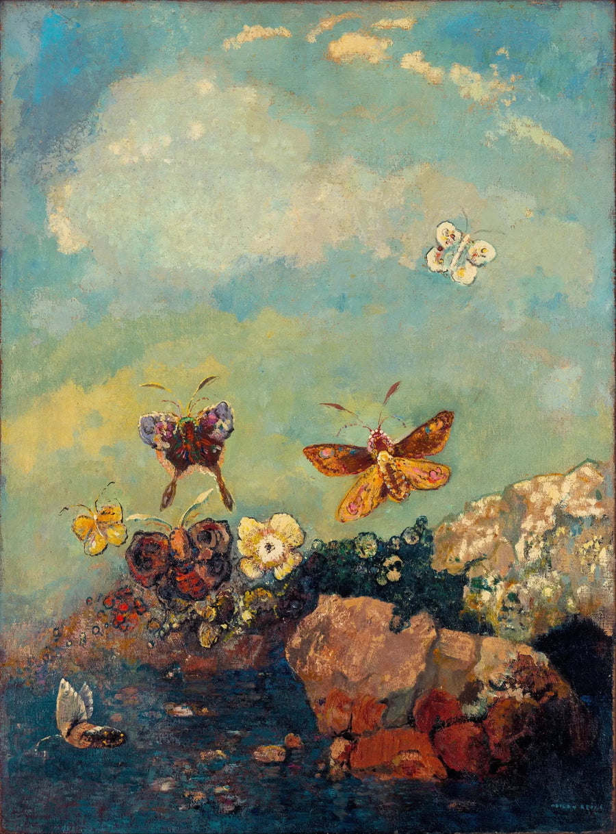 Sommerfugle - Odilon Redon