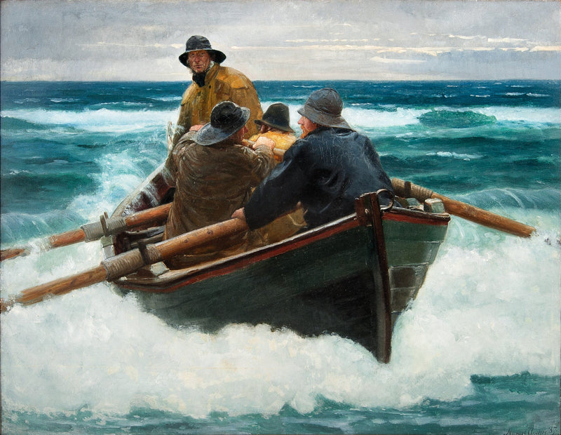 Over højen. -Michael Peter Ancher