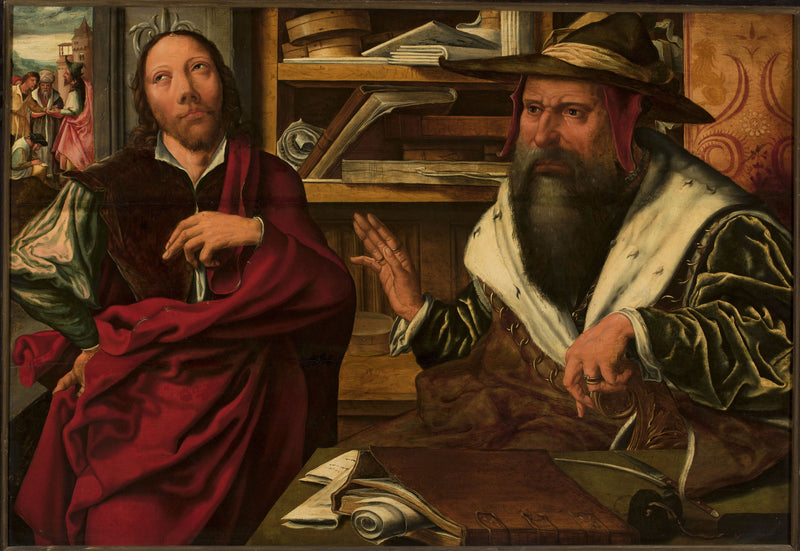 Uærlige forvalters parabelfortælling (Luk 16:1-13) - Marinus van Reymerswale