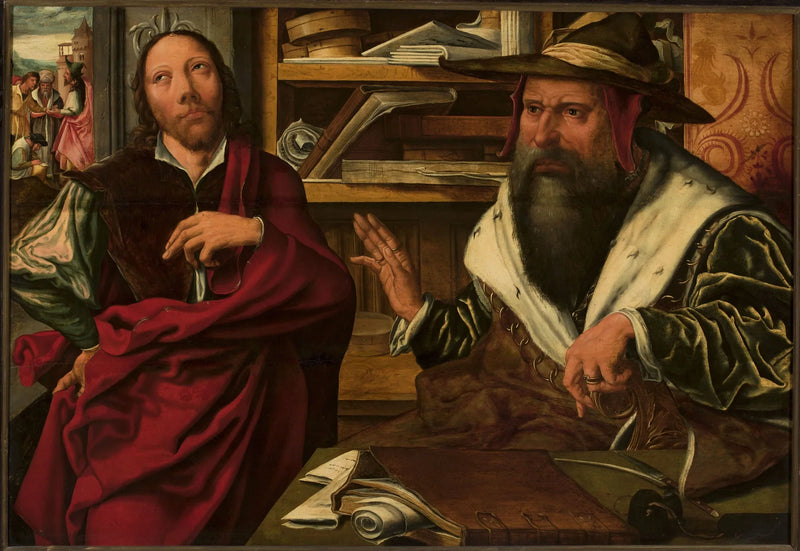 Uærlige forvalters parabelfortælling (Luk 16:1-13) - Marinus van Reymerswale