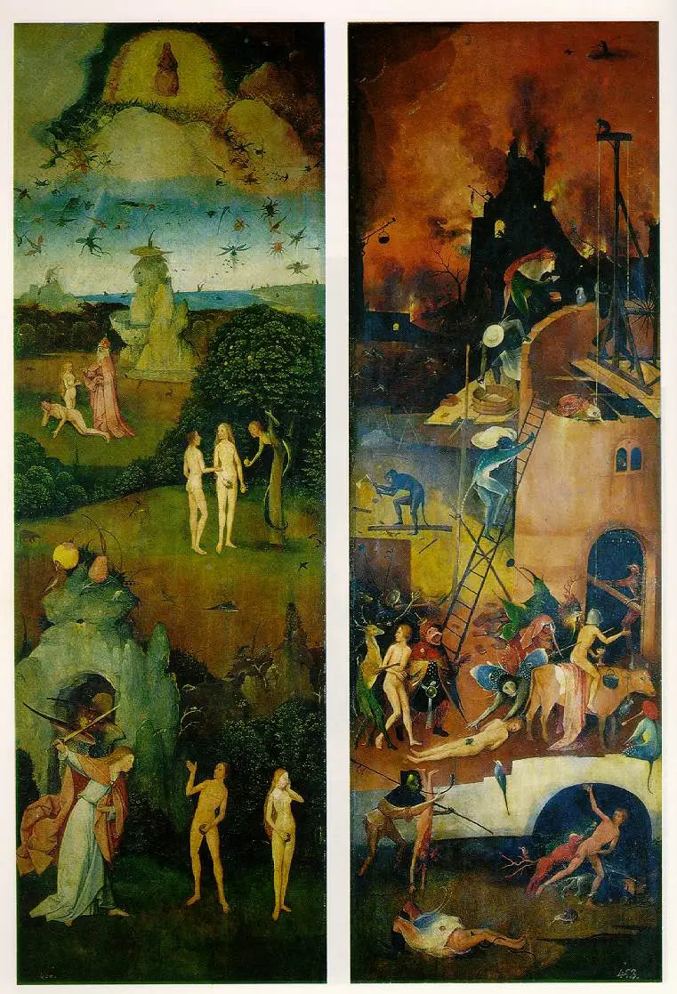 Paradis og Helvede - Hieronymus Bosch