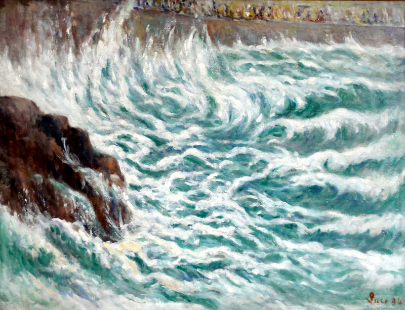Paramé par dårligt vejr - Maximilien Luce