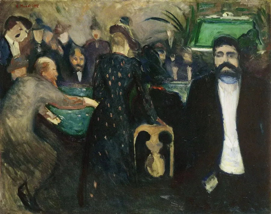 Spillere i Monte-Carlo - Edvard Munch