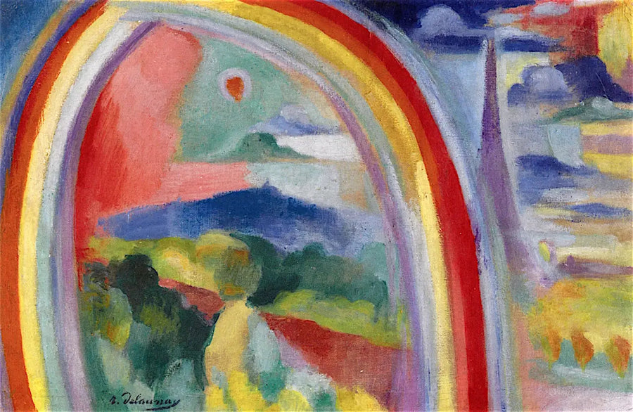 Paris med regnbue - Robert Delaunay