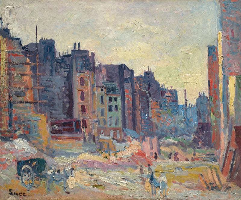 Paris, Boring af Réaumur-gaden - Maximilien Luce