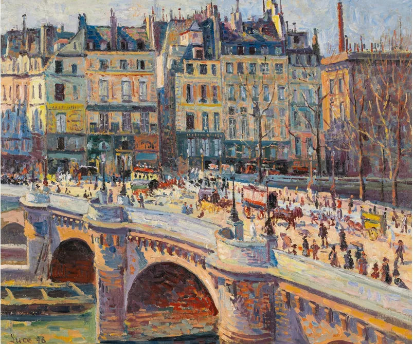 Paris, Pont-Neuf og Quai Conti - Maximilien Luce