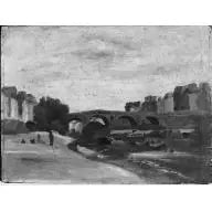Paris. Le Pont-neuf - Jean-Baptiste Camille Corot - Alpha Reproduction
