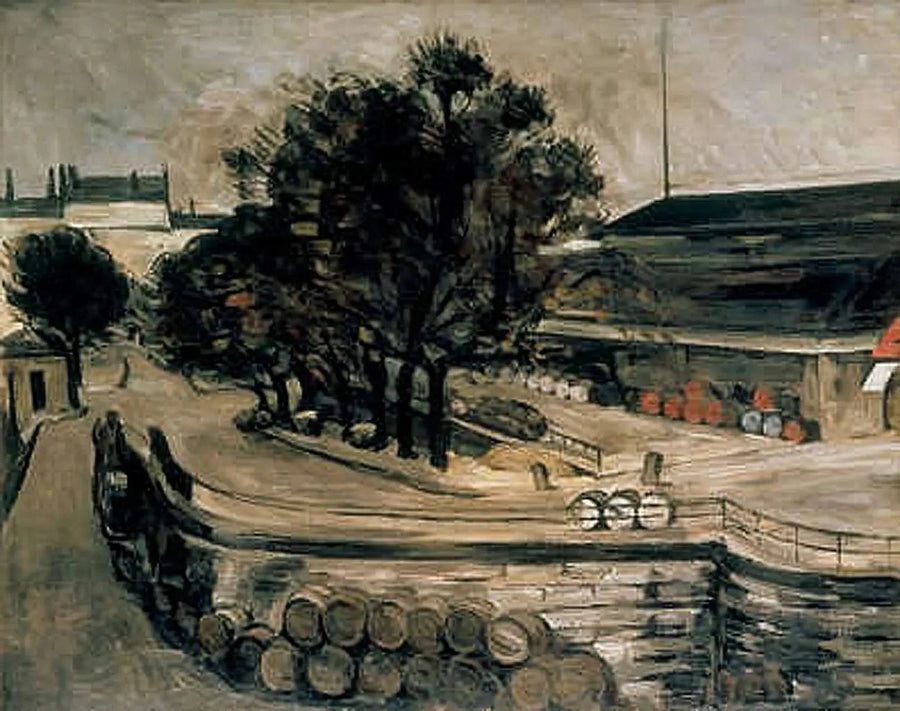 Paris, Jussieu-broen (vinhallen) - Paul Cézanne