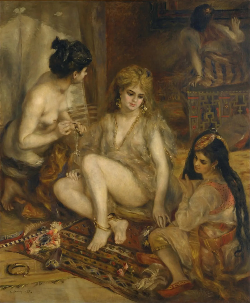 Parisianer klædt som algeriere - Pierre-Auguste Renoir