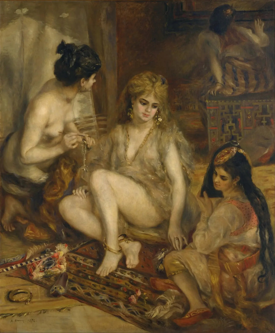 Parisianer klædt som algeriere - Pierre-Auguste Renoir