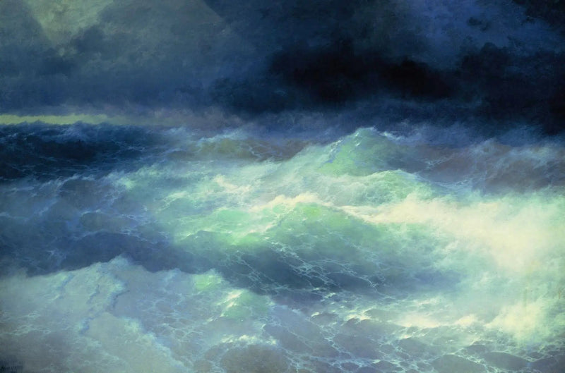 Blandt bølgerne - Ivan Aïvazovski