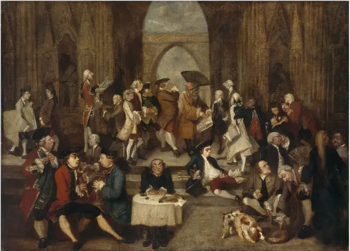 Parodi af « L'École d'Athènes » af Raphael - Joshua Reynolds