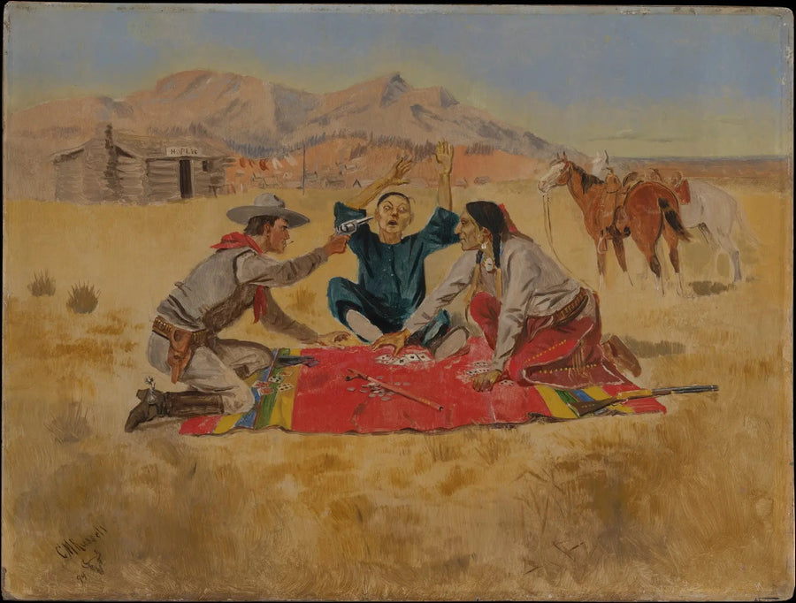 Ingen chance for en kineser - Charles Marion Russell