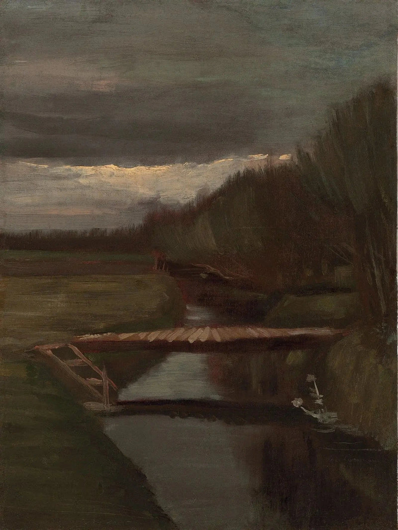 Gangbro over en grøft - Vincent van Gogh