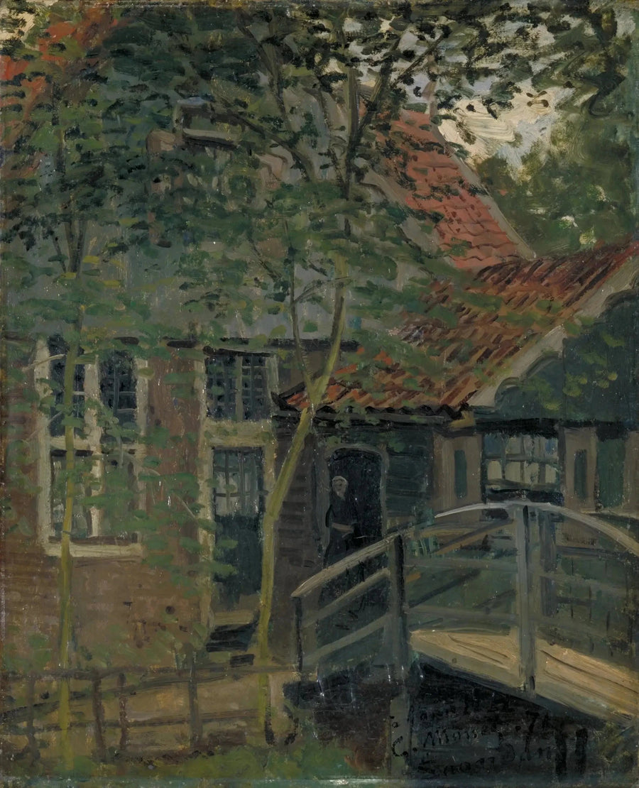Porten til Zaandam W191a - Claude Monet