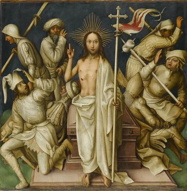 Passion grise : Jesu opstandelse - Hans Holbein den Ældre