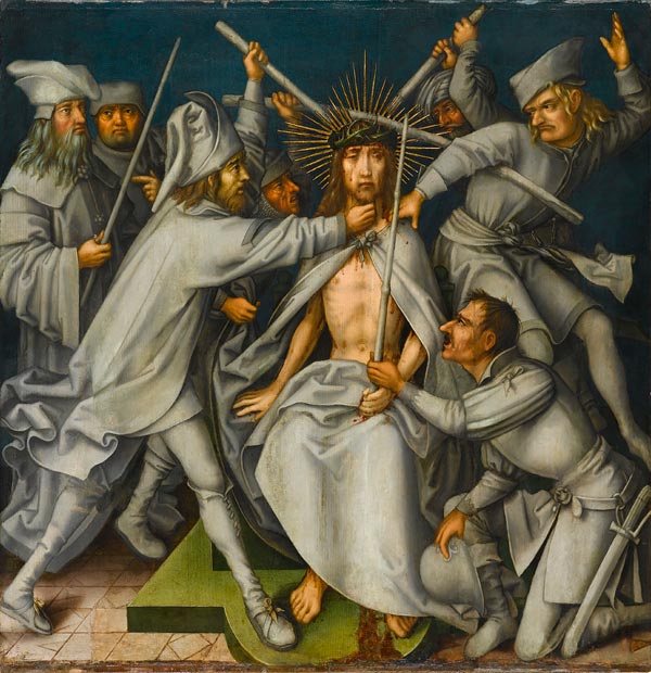 Passion grise : Kroningen af tornekransen - Hans Holbein den Ældre