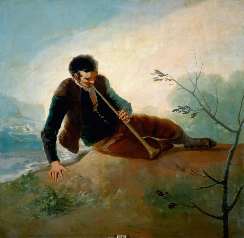 Pasteur rører ved dulzaina - Francisco de Goya