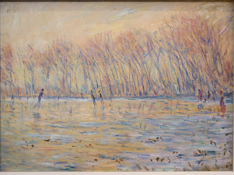 Skøjteløberne i Giverny - Claude Monet