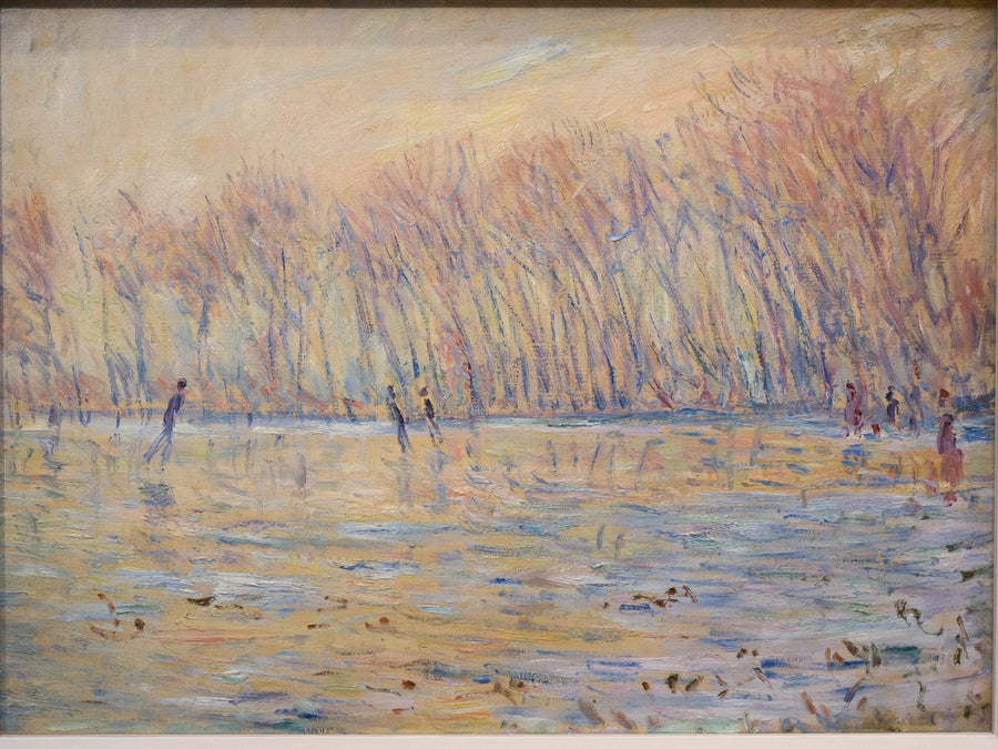 Skøjteløberne i Giverny - Claude Monet