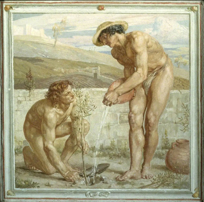 Paul og Apollos - Edward Poynter