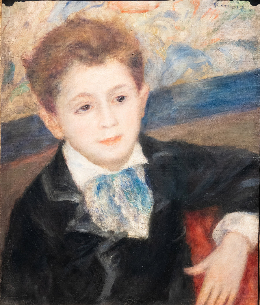Portræt af Paul Meunier, Murer søn - Pierre-Auguste Renoir
