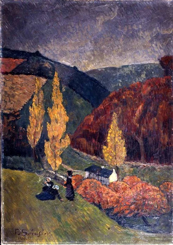 Trois petites bretonnes dans la prairie - Paul Sérusier