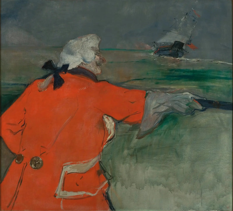 Paul Viaud i admiraluniform fra det 18. århundrede - Henri de Toulouse-Lautrec