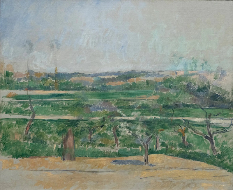 Landskab i Aix-en-Provence - Paul Cézanne