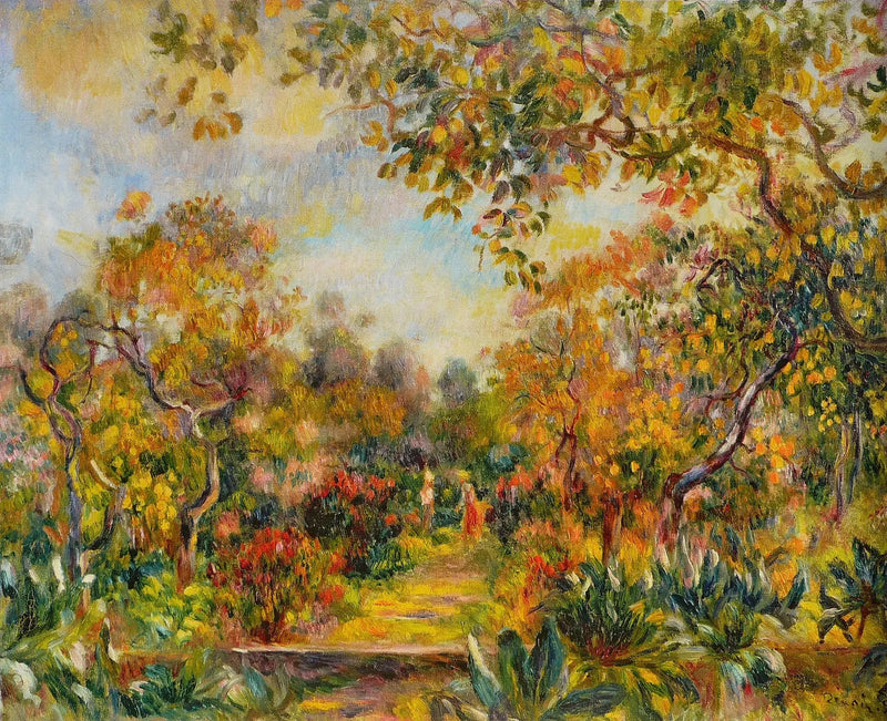 Landskab ved Beaulieu - Pierre-Auguste Renoir