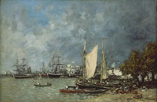 Landskab i Bordeaux - Eugène Boudin