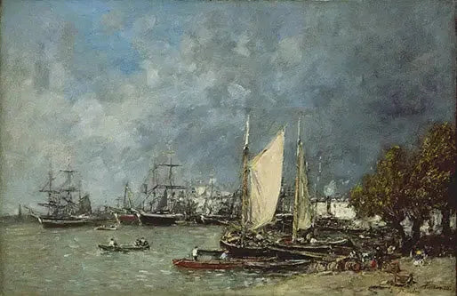 Landskab i Bordeaux - Eugène Boudin