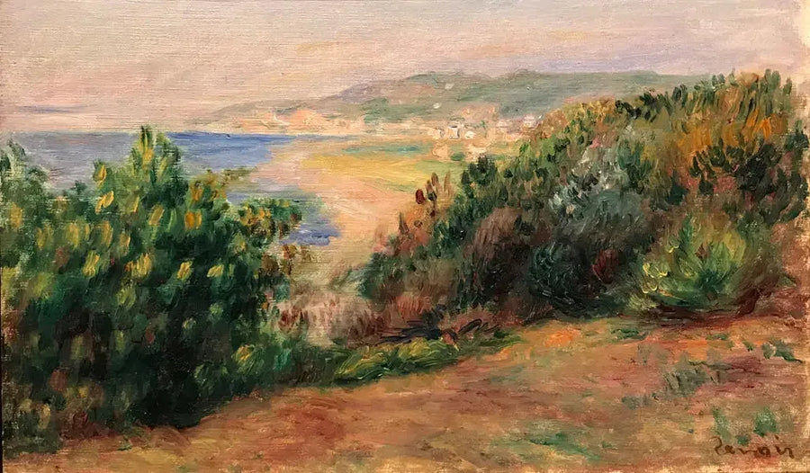 Landskab ved Cagnes - Pierre-Auguste Renoir