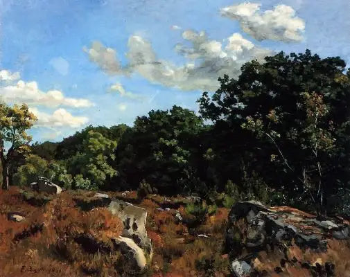 Landskab ved Chailly - Frédéric Bazille