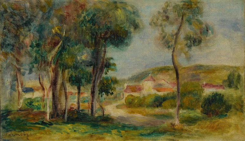 Landskab ved Essoyes - Pierre-Auguste Renoir
