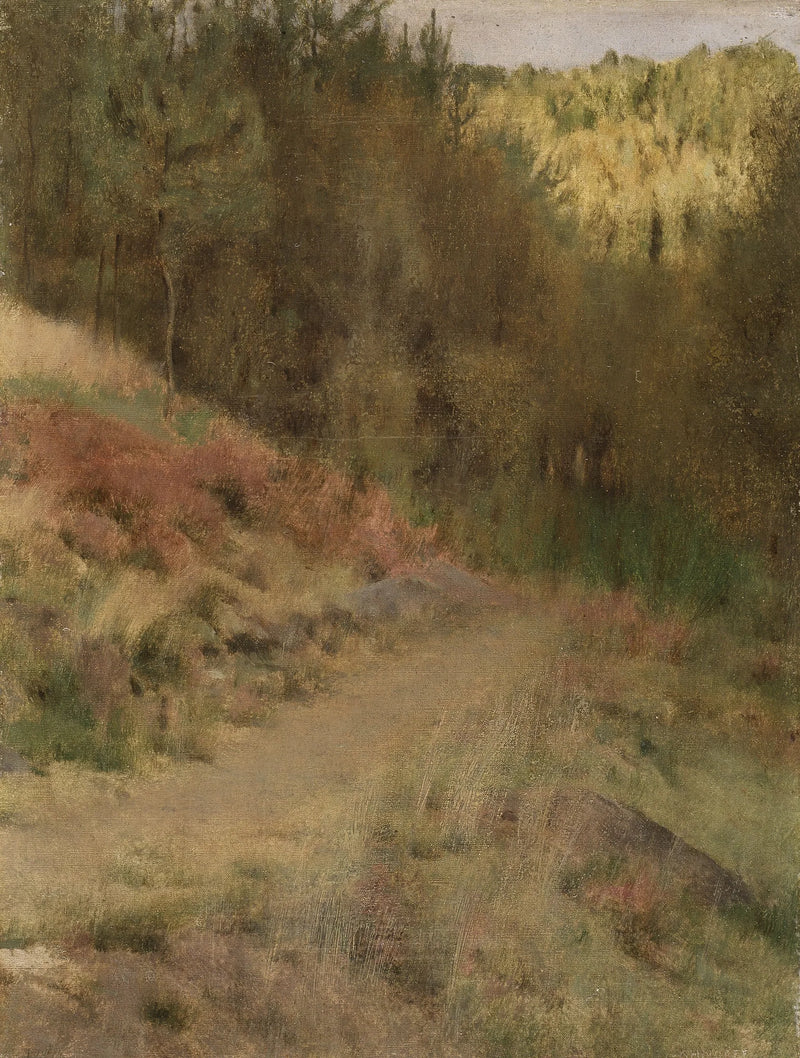 Landskab ved Fosset - Fernand Khnopff
