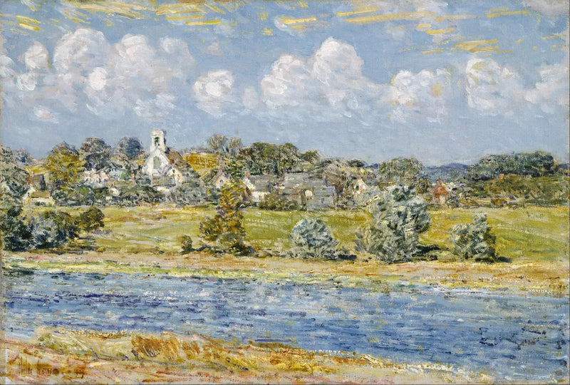 Landskab ved Newfields, New Hampshire - Childe Hassam