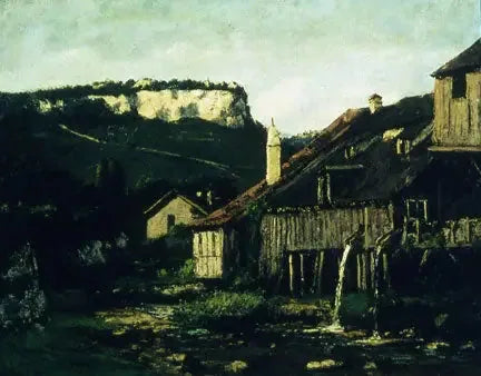 Landskab ved Ornans - Gustave Courbet