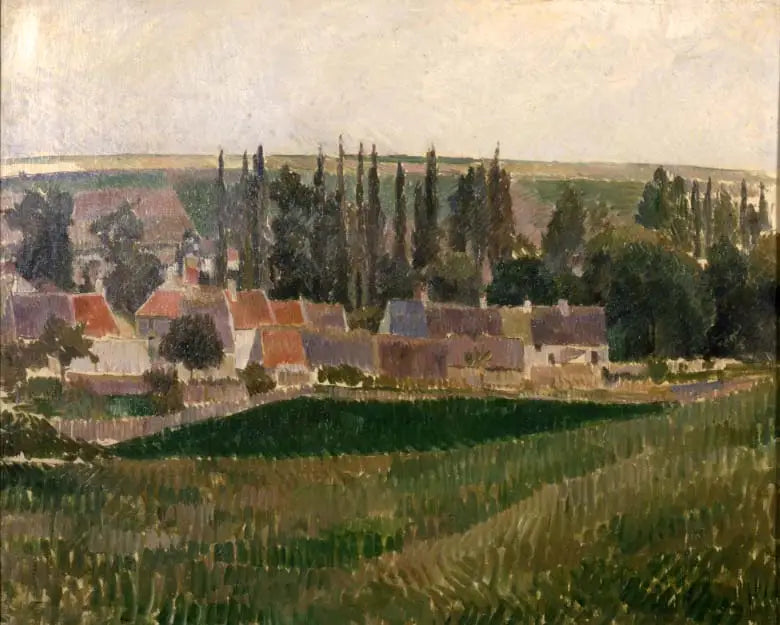 Landskab ved Osny - Camille Pissarro