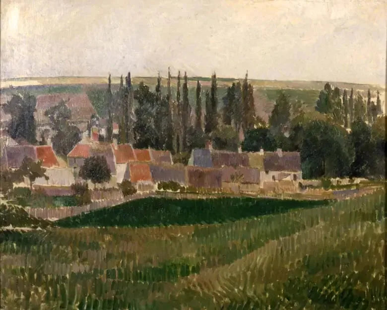 Landskab ved Osny - Camille Pissarro